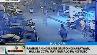 BT: Rambulan ng ilang grupo ng kabataan, huli sa CCTV