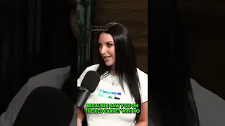 ANGELA WHITE F*NGERS KAZUMI DURING LIVE PODCAST#shorts  #reels