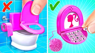 DIY Bricolaje Barbie Phone📱 * RICO VS POBRE Fidgets GRATIS *.