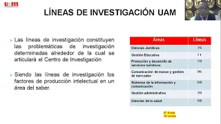 Líneas de Investigación UAM