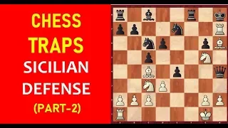 Chess Opening Traps in the Sicilian Defense (Part-2)