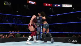 WWE 2K20 SMACKDOWN AJ LEE (W PAIGE) VS BILLIE KAY (W PEYTON ROYCE)