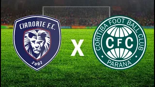 CIANORTE X CORITIBA AO VIVO COM IMAGENS