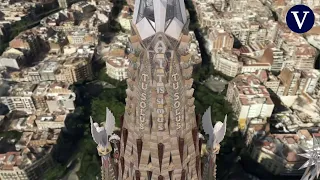 Así será la torre central de la Sagrada Familia, la edificación más alta de Barcelona