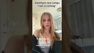 Daneliya Tuleshova - new song 'Tied' is coming! #daneliyatuleshova #tied