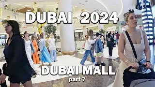 Dubai [4K] Amazing Dubai Mall, Burj Khalifa, City Center Walking Tour 2024.walk with me