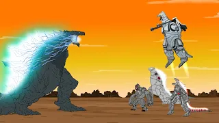 Godzilla Earth vs Mechagodzilla | Godzilla Funny Cartoon Compilation