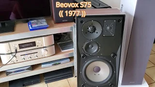 42 years old Bang & Olufsen S75 speakers VS  New gen  Bowers & Wilkins 603