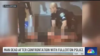 Video shows moments leading up to deadly Fullerton police encounter