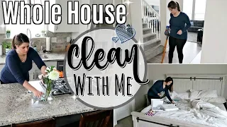 WHOLE HOUSE CLEAN WITH ME 2019 :: EXTREME SPEED CLEANING MOTIVATION :: ALL DAY SAHM CLEANING ROUTINE