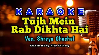 Karaoke Lagu India Tujh Mein Rab Dikhta Hai | Karaoke Piano Version