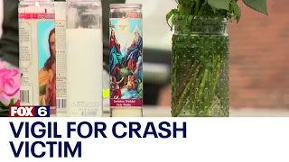 Loved ones hold vigil for crash victim | FOX6 News Milwaukee