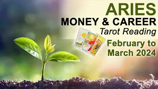 ARIES MONEY & CAREER TAROT READING "THIS CHANGE WILL BE THE MAKING OF YOU" February to March 2024
