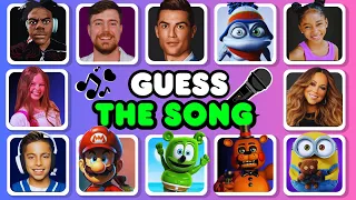 GUESS WHO'S SINGING 🎤🎵 🔥| Lay Lay, King Ferran, Jax, Wednesday, Salish Matter, Mario, MrBeast, Elsa