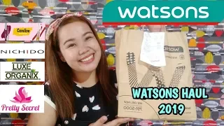 WATSONS HAUL 2019 (Tipid haul)