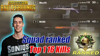 TGLTN | 16 Kills | TOP 1 RANKED - FULL GAME (Squad - Miramar)