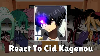 Uppermoons + Muzan react to Cid Kagenou  / All parts compilation