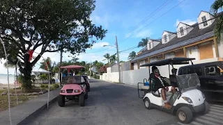 Golf Cart Ride on Harbour Island, Bahamas