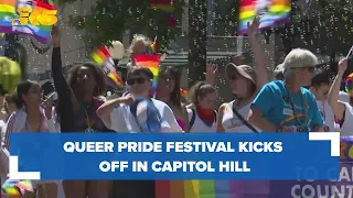 Queer Pride Festival kicks off in Seattle's Capitol Hill neighborhood