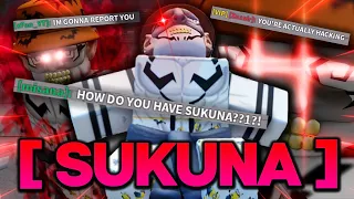 Trolling AS SUKUNA In The Strongest Battlegrounds