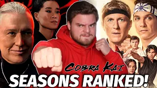 All 5 Cobra Kai Seasons Ranked!