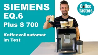 Siemens EQ.6 plus s700 Test mit ❤️ Milchschaum & 7 Getränke live zubereitet (inkl. Milchkaffee)