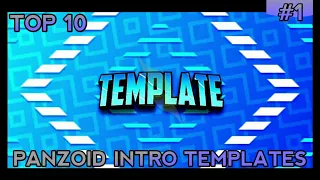 Top 10 Panzoid Intro Templates! #1 (Free Download)