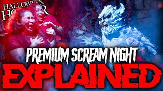 How To Experience HHN 2024 BEFORE OPENING NIGHT! (Premium Scream Night EXPLAINED)