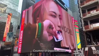 ATEEZ Seonghwa ~ NY Times Square Cinematic Billboard Birthday Ad