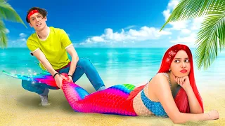 New Girl In School Is a Mermaid | Funny Mermaid Situations by FUN2U