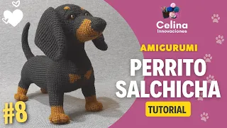 SAUSAGE DOG AMIGURUMI/ Tutorial part 8 step by step - Celina innovations crochet