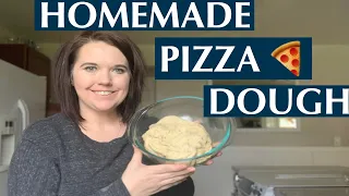 EASY HOMEMADE PIZZA DOUGH | QUICK BREAD MACHINE RECIPE | FRIDAY PIZZA NIGHT |HOW TO MAKE PIZZA DOUGH