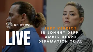 LIVE: Jury delivers defamation verdict in Johnny Depp, Amber Heard trial