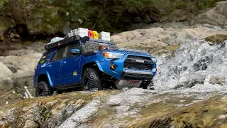 1/10 Scale RC:TOYOTA 4RUNNER(SCX10 II/RC4WD Wheels/Tires) Off-road & Valley Adventure. #6