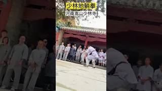 Shaolin floor-skill boxing 少林地躺拳  河南嵩山少林寺 #chinatourism  #shaolin #kungfu #中国旅游 #少林寺