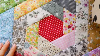 Amazing patchwork from scrap fabric | sewing idea