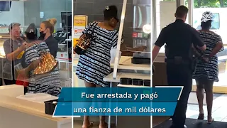 Mujer estalla en contra de empleadas de restaurante en violenta pelea