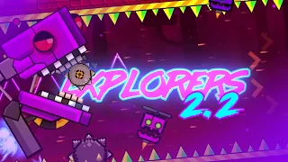 explorers 100% by @MATHIcreatorGD  @SwitchStepGD all coins (geometry dash 2.2)