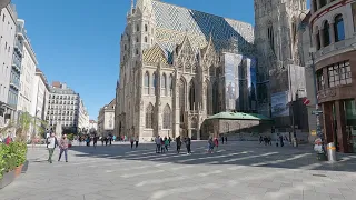 Vienna Virtual Walking Tour : Most Famous Tourist Street in Vienna 4K UHD