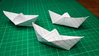 Origami boat, An easy way to make a Paper Boat 😁🛥️