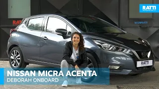 NISSAN MICRA: LA CITY CAR GIAPPONESE, BELLA DA VEDERE E DA GUIDARE | INTERNI ED ESTERNI CON DEBORAH