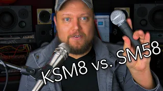 Shure KSM8 vs SM58 // Which is better for live vocals?