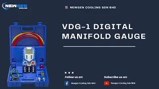 VALUE Accurate Digital Refrigerant Manifold Gauge VDG-1