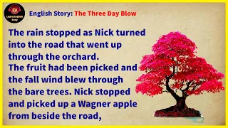 Learn English through story Level 2 The Three Day Blow Learn English Easy