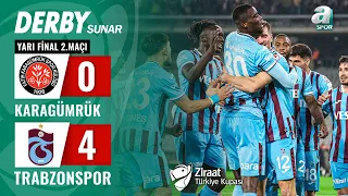 Fatih Karagümrük 0-4 Trabzonspor MAÇ ÖZETİ (Ziraat Türkiye Kupası Yarı Final 2. Maçı) / 08.05.2024