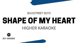 Shape of My Heart (Higher Key) Karaoke/Instrumental Backstreet Boys