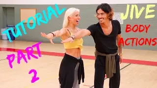 Gabriele Goffredo & Anna Matus | Jive Basic Body Actions | Ballroom Latin Techniques
