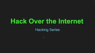 How hackers hack any computer over the internet using payload.