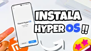 😍Así PUEDES instalar HyperOS en tu Xiaomi o POCO con Android 14!!✅