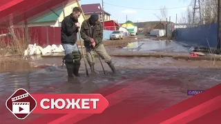 Талые воды атаковали улицы Олекминска